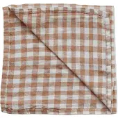 Tell Me More Gingham geruite keukenhanddoek 70x50 cm Biscuit