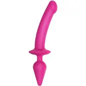 Strap-On-Me Switch Semi-Realistic XXL - 2-in-1 dildo (roze)