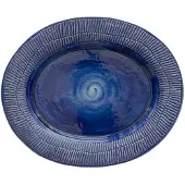 Mateus Stripes schotel 30x35 cm Blauw