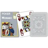 Usorteret poker speelkaarten grijs 4 index