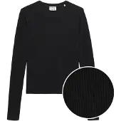 Catwalk junkie Rib Long Sleeve Black Size: 40 | Long-Sleeved Tops Outlet | Dames | Zwart