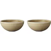 PotteryJo Daga Kom Pak Van 2 17 Cm - Serveerkommen Steengoed Oat - 043305-G0402