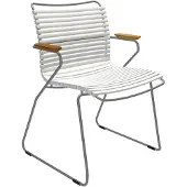 Houe Tuinstoel Click Dining Chair Armrests Muted White