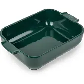 Peugeot Appolia keramische schaal 15x25 cm Forest green