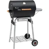 Landmann Black Taurus 440 Houtskoolbarbecue - Robuust Design - Groot Grilloppervlak