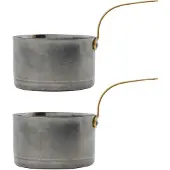 Nicolas Vahé Presentation mini-pan Ø10 cm 2-pack Silverfinish