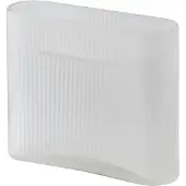 Muuto Ridge Vaas White Frosted Glass | H: 16.5 cm