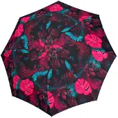 Knirps Paraplu T.760 Stick Automatic Utopia Magma Zwart Roze