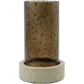 House Doctor - Rivo Kandelaar - H21,5 cm, Ø13 cm - Bruin