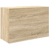 vidaXL Badkamerwandkast 60x25x40 cm bewerkt hout sonoma eikenkleurig