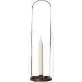 ERNST lantaarn voor kaars 40 cm Taupe