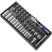 Expert by Facom Module met Doppen en Hulpstukken | 3/8" Metrische Maten | 50 Stuks - E031821