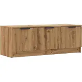 vidaXL Tv-meubel 102x35x36,5 cm bewerkt hout artisanaal eikenkleur