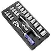 Expert by Facom Module Doppen 1/2" - Metrische Maten | 21 stuks - E194677