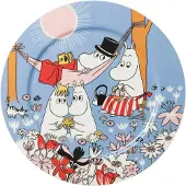 Arabia Moem Serveerschaal Familietijd 30 Cm - Schalen Vitroporcelain Multi - 1076290
