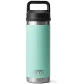 Yeti Rambler Bottle 18oz Chug Cap, Seafoam, thermosfles met drinkdop, 532 ml