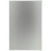 Nichba-Design Wandspiegel 50x75 Cm Wit - Wandspiegels Staal White - L100125W