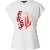 Comma Shirt nude / rood / wit