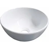 Saqu Rise waskom 24x24x12cm porselein glans wit