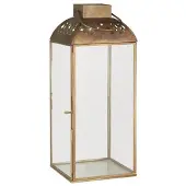 Ib Laursen Lantaarn Alexander Messing & Glas 33 x 13x 13 cm