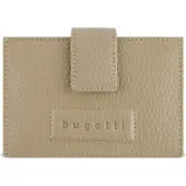 Bugatti Elsa Kredietkaart etui RFID-bescherming Leer 11 cm - 5 Sleuven - sand