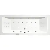 Bestbad Luso 170x75 cm whirlpool Deluxe met massage hydroboost