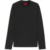 HUGO Slim-fit T-shirt met hoge hals van gemerceriseerde katoen Maat L