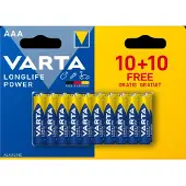 Varta Longlife Power AAA 20 stuks (10+10)