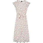 Vero Moda Jurk 'VMPage' crème / groen / rood
