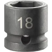 Facom Impact Dop | 1/2" | 6-kant Stubby | 18 mm - NSS.18A