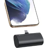 Veger Mini externe oplader 5000mAh USB C Connector Power Delivery 20W, Zwart