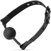 Bedroom Fantasies Open Siliconen Ball Gag - Zwart