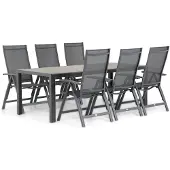 Presto Donato/Young 217 cm dining tuinset 7-delig