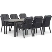 Lifestyle Garden Furniture Lifestyle Verona/Young 217 cm dining tuinset 7-delig