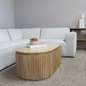 Giga Meubel Salontafel Sven Travertin Naturel 120cm