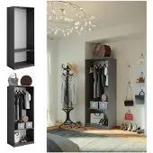 Vicco Elmo Kledingkast – 80 x 200 cm Antraciet