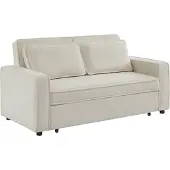 Sweeek 2 zits bouclé slaapbank Crème