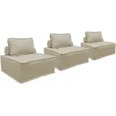 Sweeek - Set van 3 modulaire fauteuils - dao