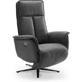 Goossens Fauteuil Odyssey - Met Armleuning - Leer - Bruin
