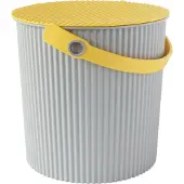SmartaSaker opbergemmer Fraichair L, kunststof, grijs, geel, 10 l, 230632