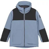 Color Kids Outdoorjas lichtblauw / zwart