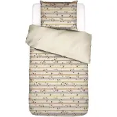 Essenza Dekbedovertrek Amare Vanilla Satijn-140 x 200 / 220 cm | 1-Persoons