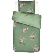 Essenza Dekbedovertrek Laurine Shale Green Satijn-140 x 200 / 220 cm | 1-Persoons