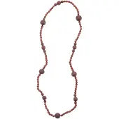 Behave – Ketting – Hout – Balans kralen – Trendy – 88 cm