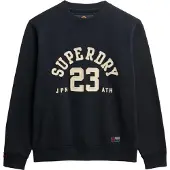 Superdry Sweatshirt 'Vintage Athletic Crew' crème / marine