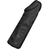 Rimba Verwisselbare Dildo voor Strap-on Zwart 12 cm
