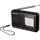 Roadstar TRA-2989, Reisradio, Analoog, AM, FM, SW, Zwart, Draaibaar, AA (batterijen)