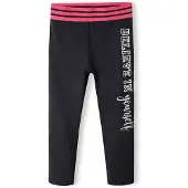 MINOTI Leggings zwart / offwhite