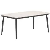 Garden Impressions Lagan lounge dining tafel 160x90 cm - light teak vironwood