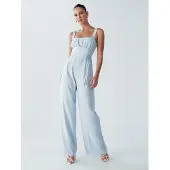 BWLDR Jumpsuit 'Orchid' pastelblauw